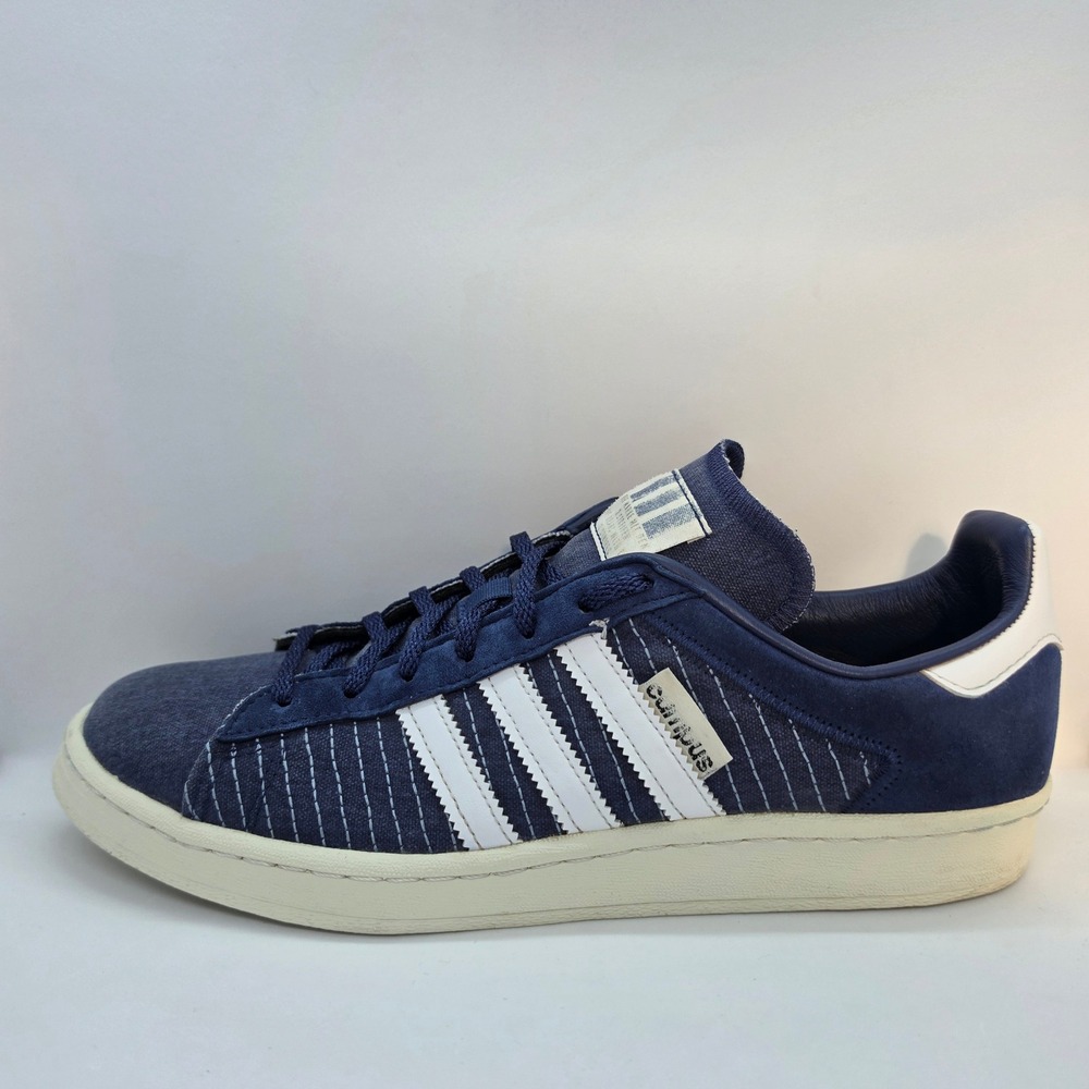 Adidas Campus 00s Sashiko Shadow Navy White Denim Sneakers GY4588 Mens 10.5 - Picture 11 of 11